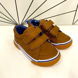 Cat & Jack Faux Brown Leather Sneaker